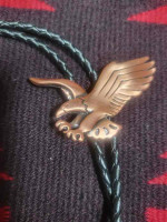 Western Copper Eagle Bolo