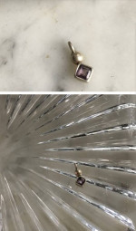 Beautiful Sterling + Amethyst pendent