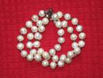 Triple Strand Freshwater Pearl Bracelet