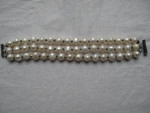 Triple Strand Freshwater Pearl Bracelet