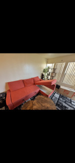 Sleeper sectional,3 seat w/storage, Skiftebo dark gray