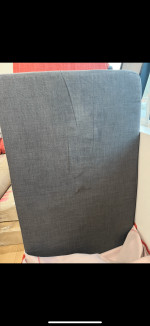Sleeper sectional,3 seat w/storage, Skiftebo dark gray