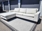 Grey Two Piece Sectional Couch