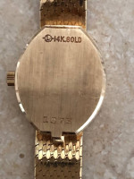 OMEGA beautiful ladies 14K watch with 28 diamonds