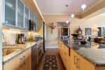 1 bedroom plus den, 1.5 bath unit with head on Marina, Ocean, and Mountain views in the full service Azzurra.