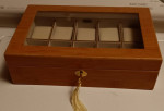 #352... wrist watch display storage case