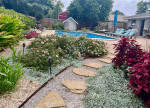 Just in time for summer, enjoy the lovely pool, covered deck area and outdoor oasis.