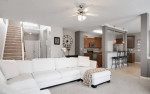 Master bedroom accommodates king sized bed
