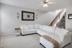 Master bedroom accommodates king sized bed