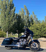Indian Chieftain metalic black motorcycle for sale