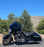 Indian Chieftain metalic black motorcycle for sale