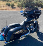 Indian Chieftain metalic black motorcycle for sale