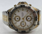 Elgin Chronograph Quartz FH204-038 Tachymetre Men's 2-Tone Watch