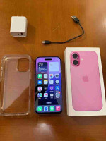 LIKE NEW FLAWLESS IPHONE 16 128GB Pink UNLOCKED  100 💯 battery health