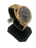 Swarovski Women's Crystalline Glam Watch - Rose Gold / Black - 35mm