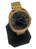 Swarovski Women's Crystalline Glam Watch - Rose Gold / Black - 35mm