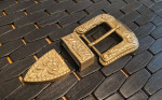 Brass Buckle Set