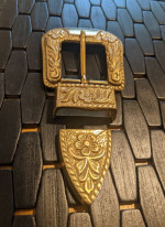 Brass Buckle Set