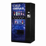 Dixie Narco 501E soda vending machine 7up graphic