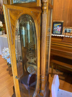 HOWARD MILLER GRANDFATHER FLOOR CLOCK MODEL-610-950