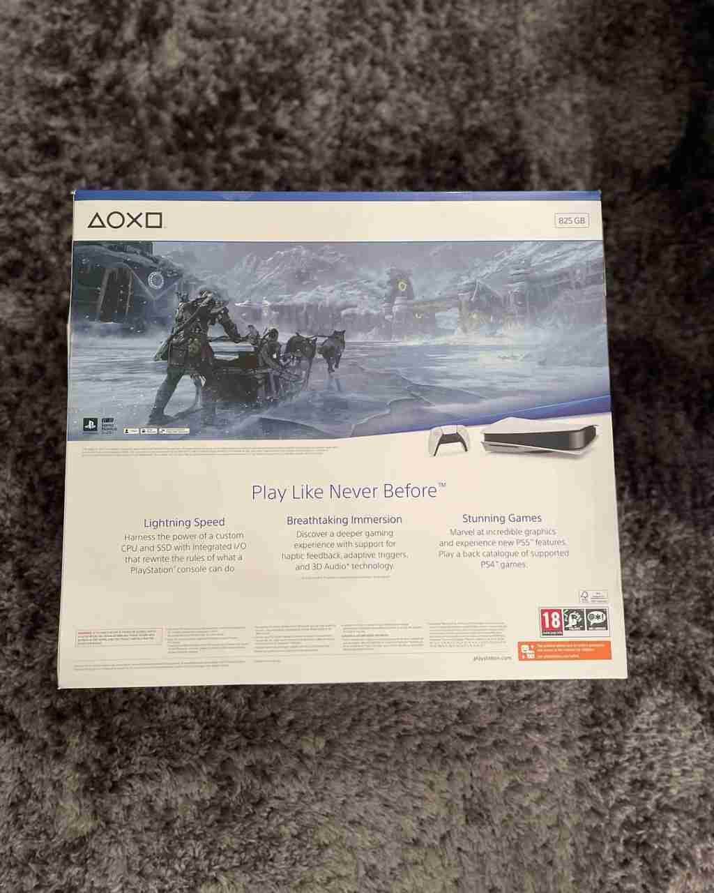 Brand new play station 5 God of war Ragnarok