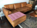 Leather L-Shape Sofa