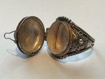 Balinese Motif Solid Sterling Silver Poison (locket) Ring