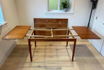 ✨ Villy Schou Andersen Teak Dining Set – Table + 4 Sculpted Chairs – Mid-Century Modern – $950