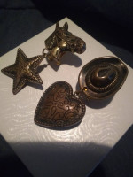 WESTERN THEME Pierced EARRINGS
