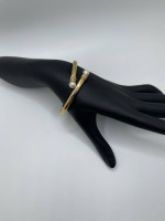 14k diamond and pearl bracelet