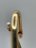 14k diamond and pearl bracelet