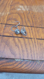 Silver earrings sale