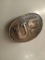 Bergamot Brass Works U S BELT BUCKLE