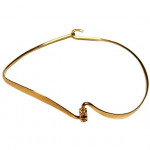 14k Yellow Gold Diamond & Ruby Modern Hook Clasp Wave Bracelet
