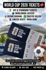 Secure Your World Cup 🏆2026 Seat Before It's Gone⏳🎟️