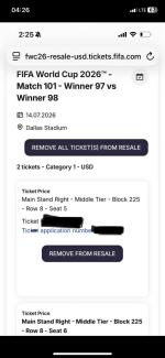 FIFA World Cup 2026 Tickets Available 🎫