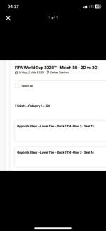 FIFA World Cup 2026 Tickets Available 🎫