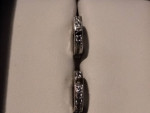 HOOP EARRINGS (*1 CARAT WT.) CUBIC ZIRCONIA/PLATINUM OVER SILVER $60