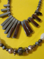 26 inch Double Strand Black Hematite Necklace