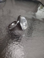 Sterling silver "Pools of Light" ring