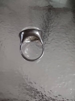 Sterling silver "Pools of Light" ring