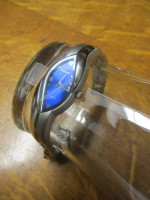 Lafayette woman's watch - silver with satin and polished