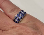 Tanzanite 💜 Diamond 14kt Ring