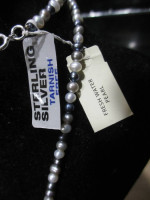32" Fresh Water Pearl Necklace with Sterling Clasp and Extender