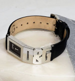 Dolce & Gabbana DW0507 Shout Logo Strap Black Dial watch, w/COA