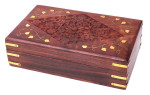 Handcrafted Wooden Jewelry Chest Trinket Storage Box