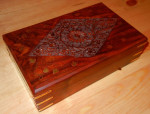 Handcrafted Wooden Jewelry Chest Trinket Storage Box