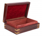 Handcrafted Wooden Jewelry Chest Trinket Storage Box