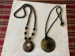 Blown Glass Pendant Necklaces