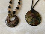 Blown Glass Pendant Necklaces
